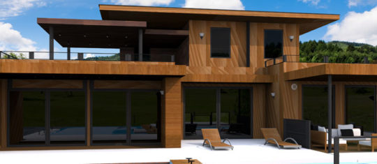 Construction de maison en bois